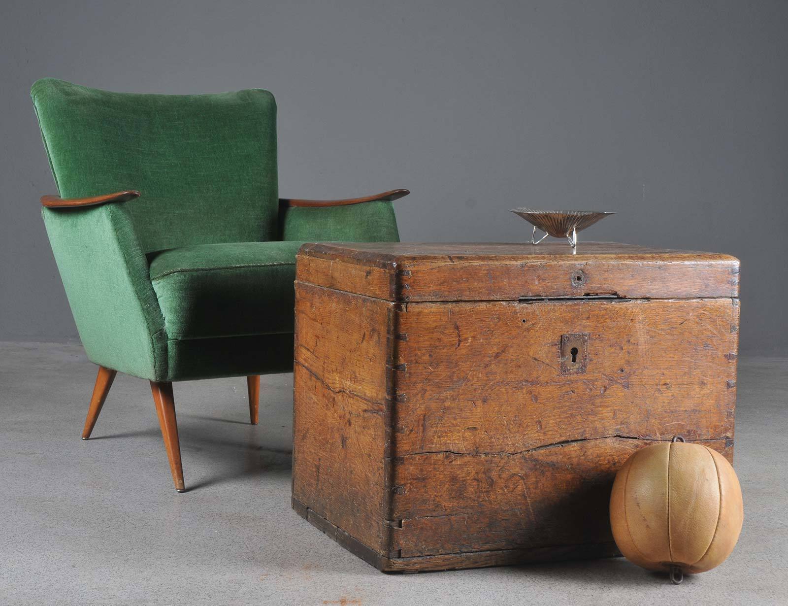 Set arc + 2 chairs 50s 60s Danish sofa good condition