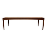 Danish Long Rosewood Coffee Table.