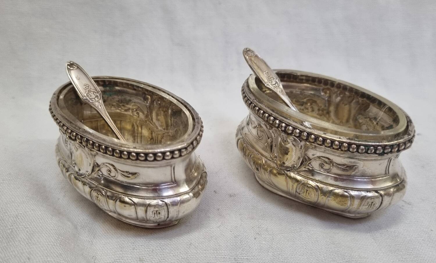 Medici Silver Salt Cellars