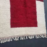 Handmade Moroccan rug in wool 3 x 2 m