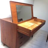 Coiffeuse scandinave en teck