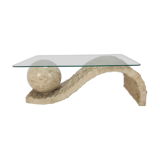 Magnussen Ponte Mactan Stone Coffee Table, 1980s