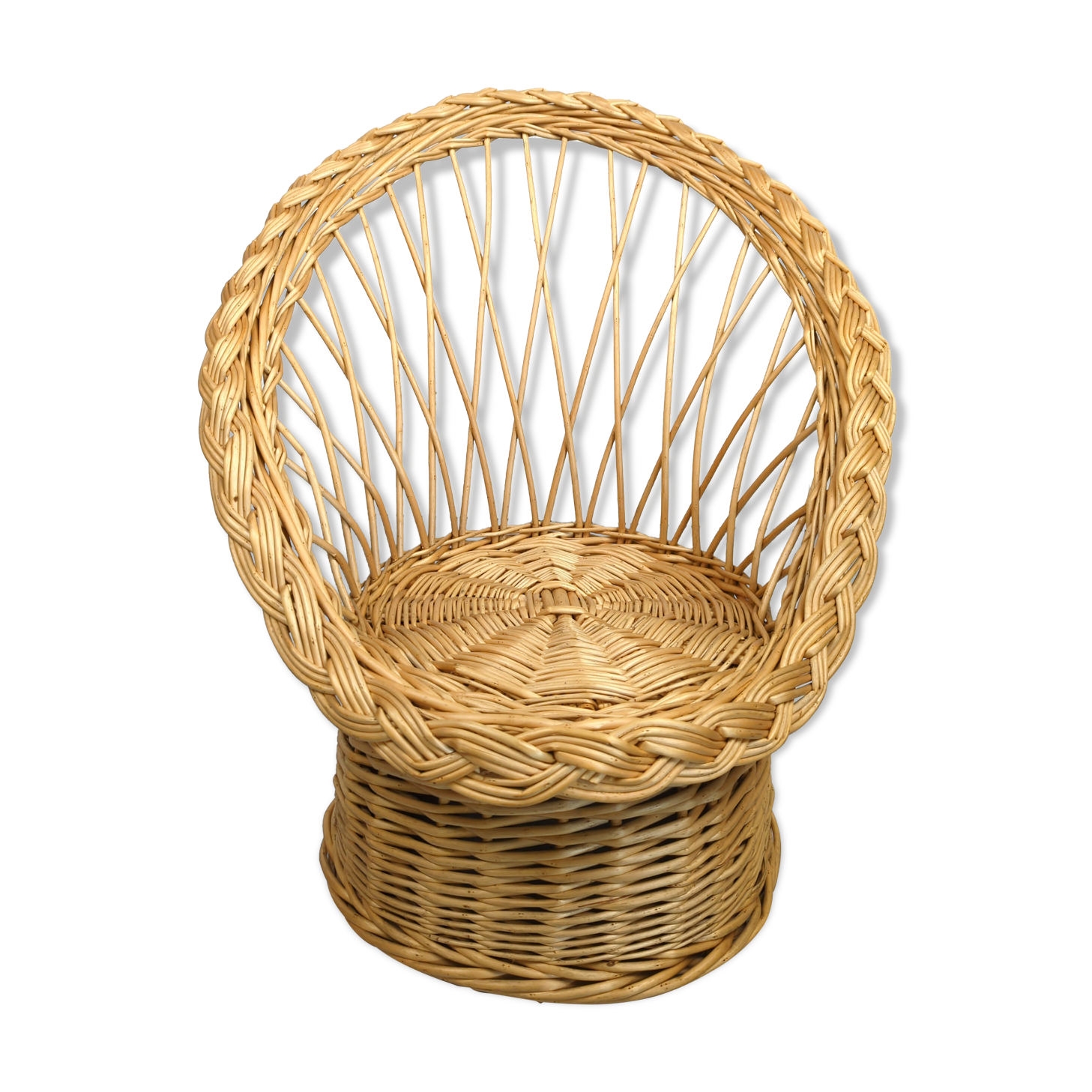 Children's wicker chair