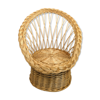 Children's wicker chair