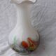 Vase en verre multicolore