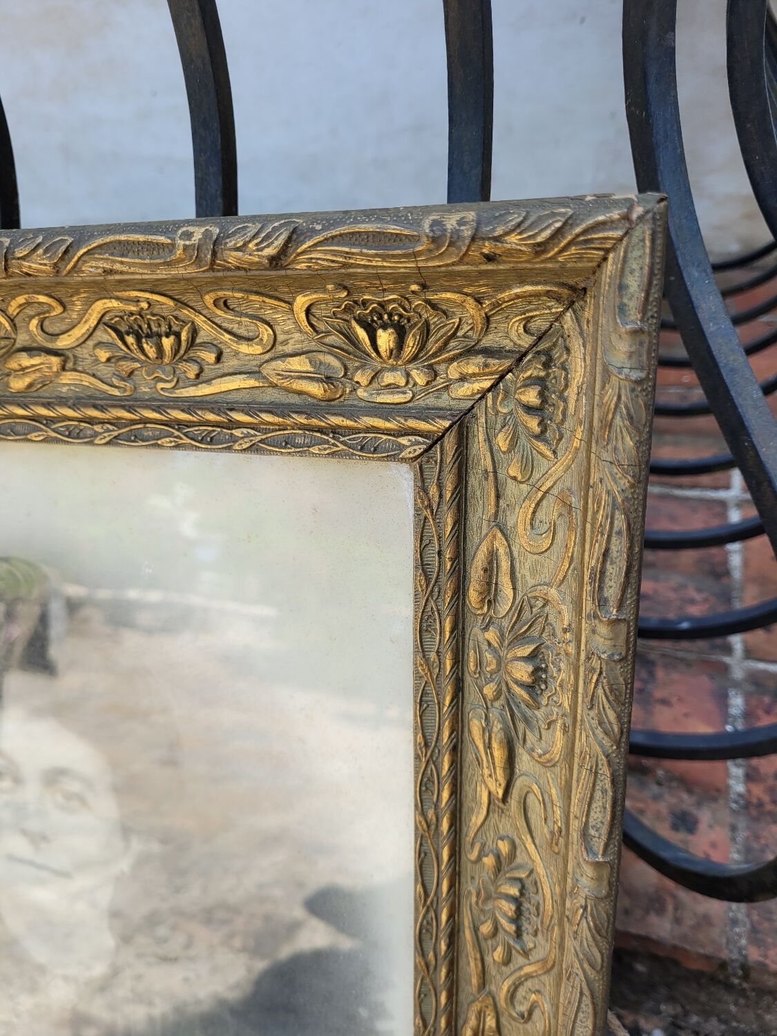 Framed woman portrait