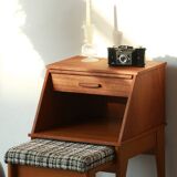 Vintage seat - old telephone cabinet - chippy seats
