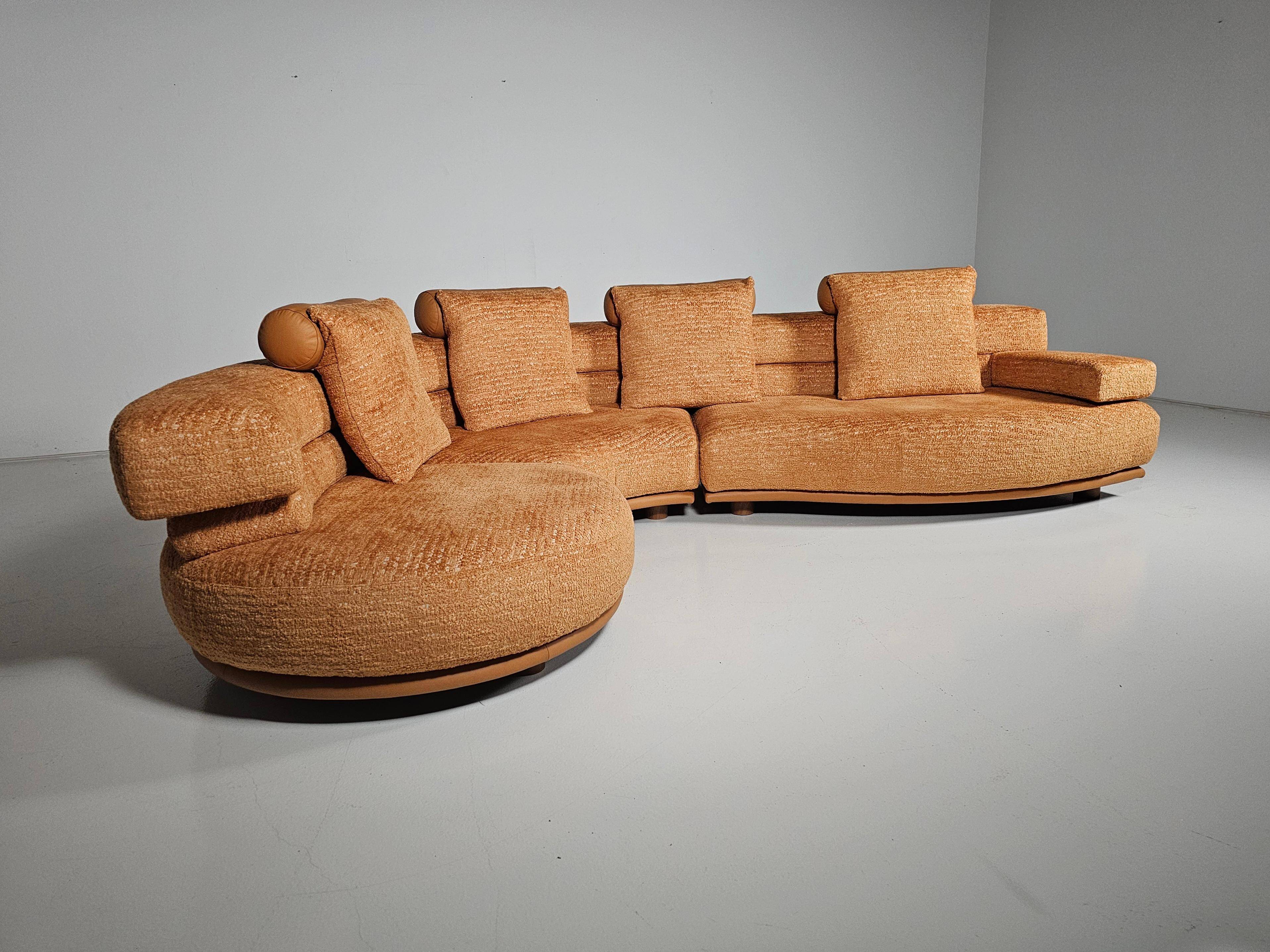 Sculptural canapé by Wiener Werkstätte, Austria, 1980s