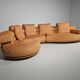 Sculptural canapé by Wiener Werkstätte, Austria, 1980s