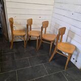 4 chaises de bistrot Thonet