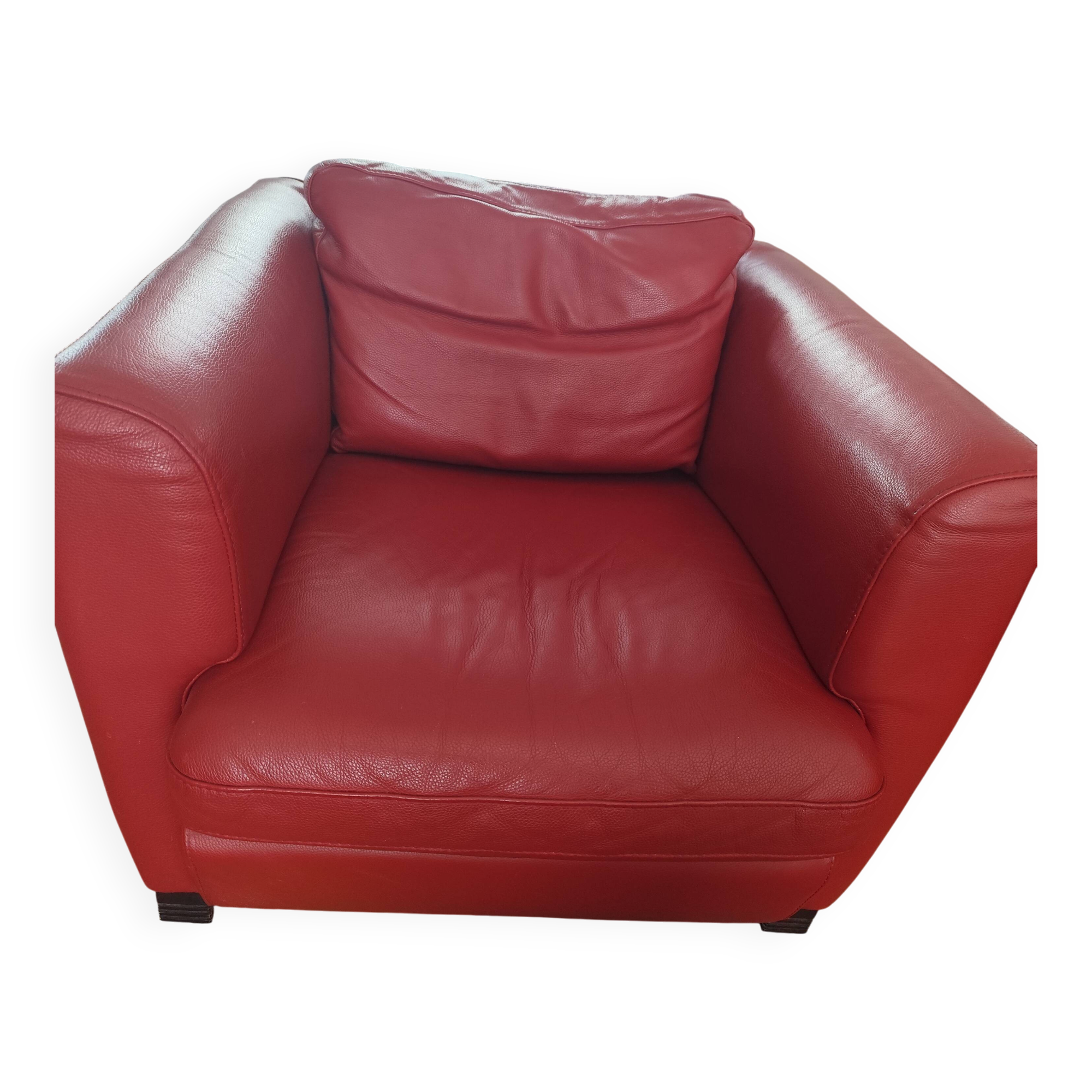 Roche Bobois leather armchair