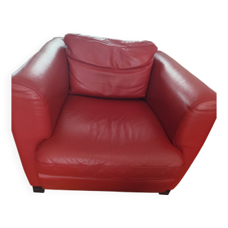 Roche Bobois leather armchair