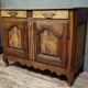 Buffet - very Louis XV style in solid oak from the 18th century.
