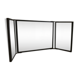 Triptych barber mirror