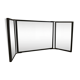 Triptych barber mirror