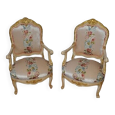Louis XV style armchairs