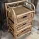 Meuble en rotin vintage