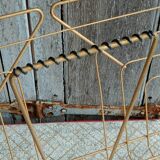 Vintage vinyl magazine rack