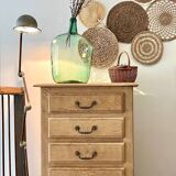 Solid oak chest of drawers