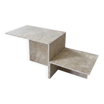 Travertine coffee table "stair" (small size)