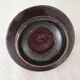 Covered pot on shower foot in black glazed chamotte terracotta Jean Marais