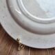 Antique plate Terre de Fer Clairefontaine Marine model