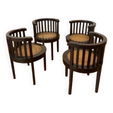 Lot de 4 chaises style indonésien