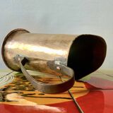 Old hammered copper water jug - artisanal work
