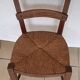 Series of 4 straw chairs