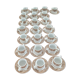 22 cups and saucers Bareuther Waldsassen distributed by Chomette Favor.