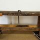 Old vintage wooden workbench
