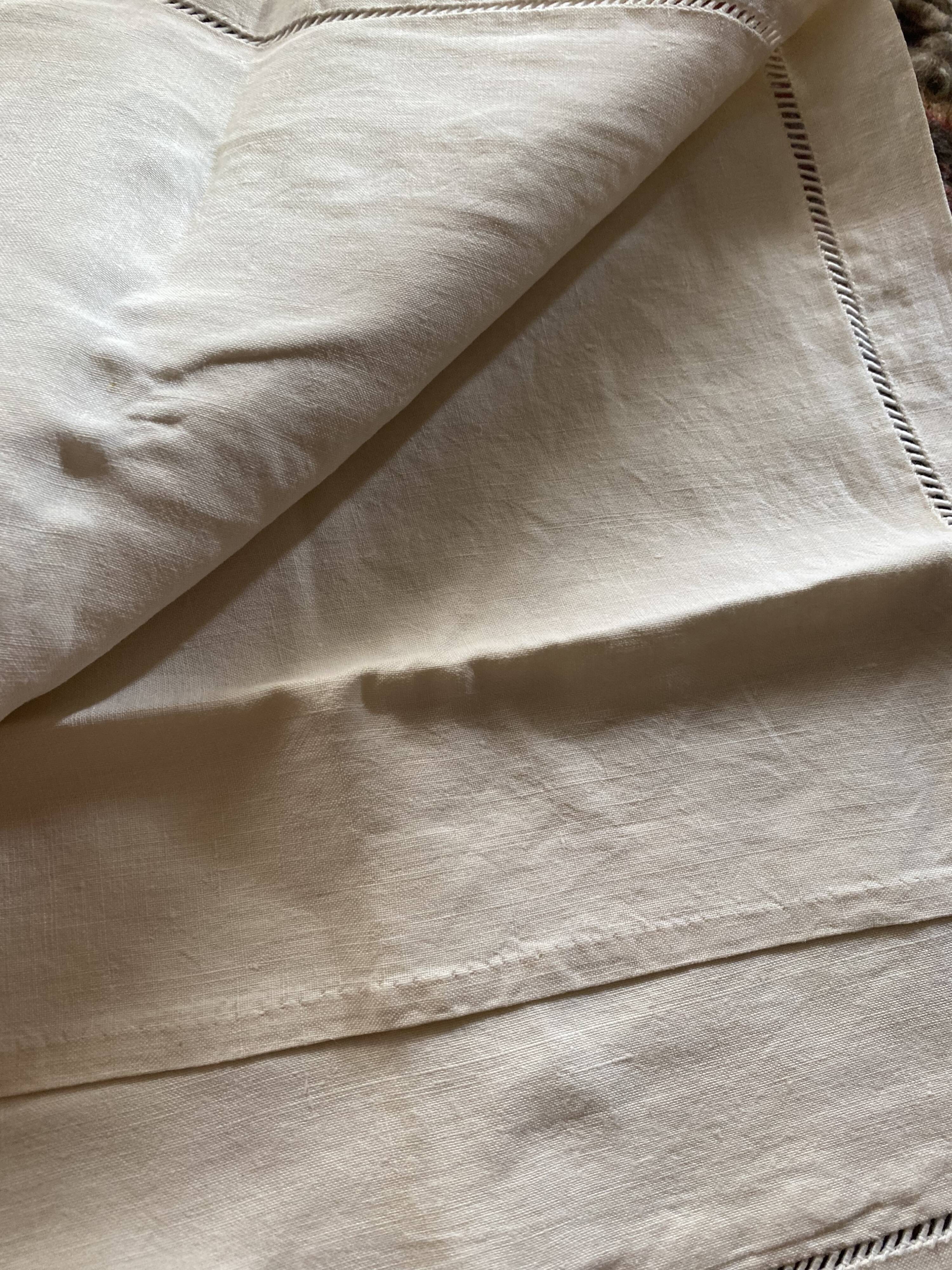 Pair of embroidered pillowcases