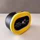 Yellow alarm clock "Peter Germany" NOS, Space Age, mechanical clock, 70's alarm clock OVP