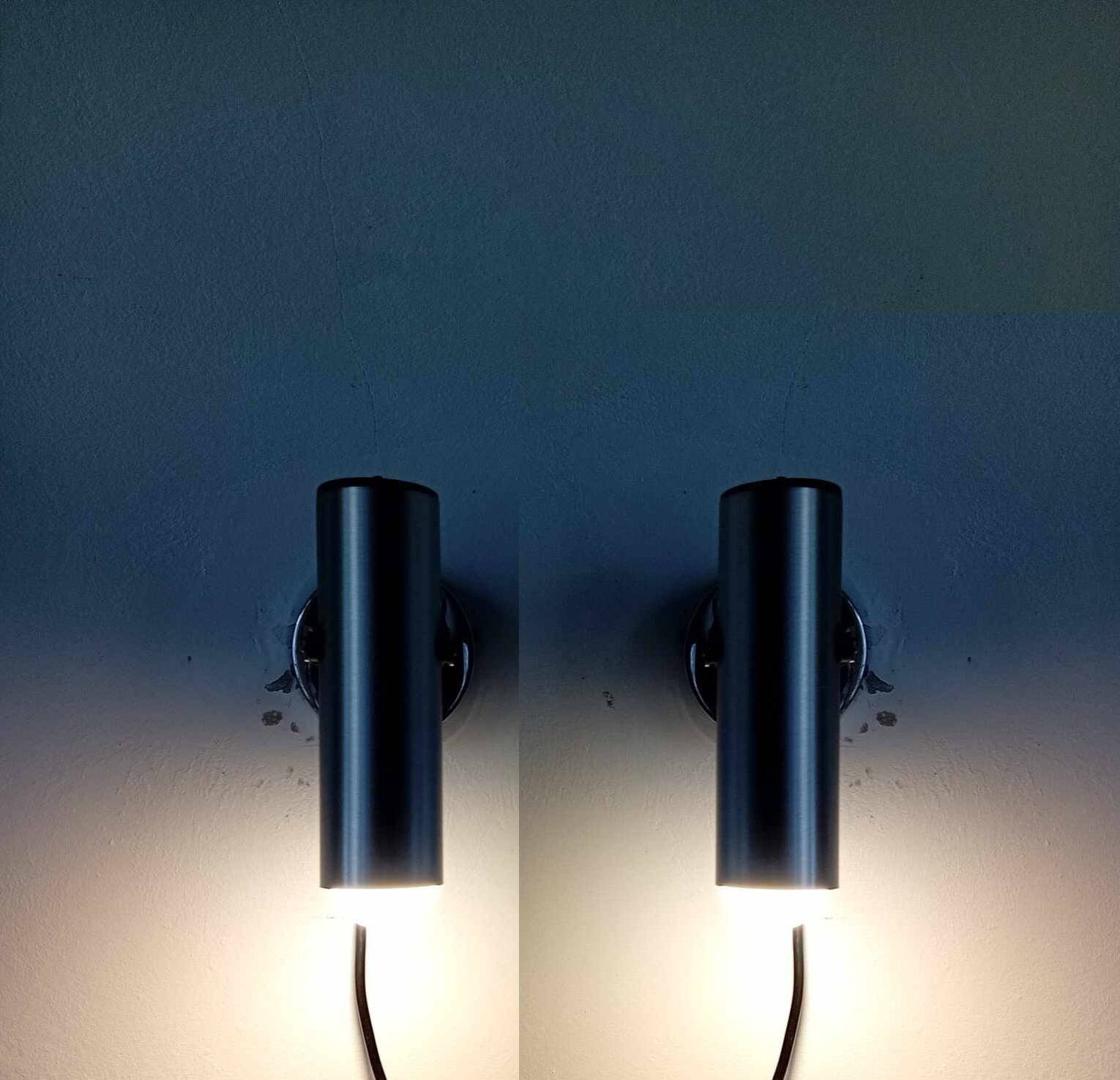 Pair of 70's directional spotlights