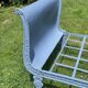 Napoleon III cast iron daybed on wheels