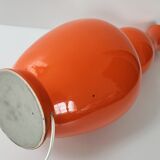 Vintage lamp foot 1960 ceramic orange