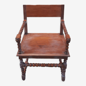 Wooden armchair