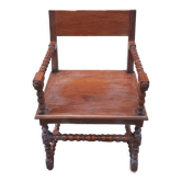 Wooden armchair