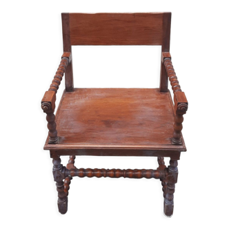 Wooden armchair