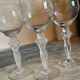 Service de 12 verres à pied sculptural féminin