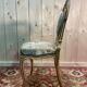 Suite de 4 chaises en bois doré Napoléon III