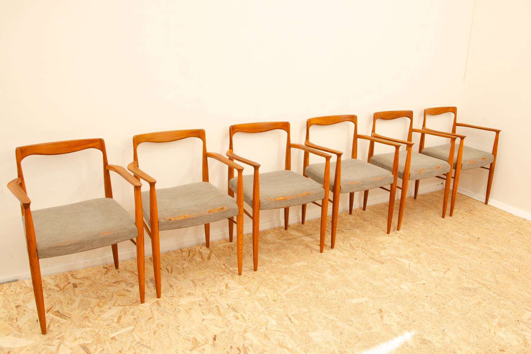 Chaises de salle à manger de style scandinave par Sedláček & Vyčítal, Tchécoslovaquie, années 1970