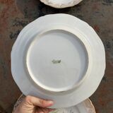 11 vintage Limoges porcelain fish plates