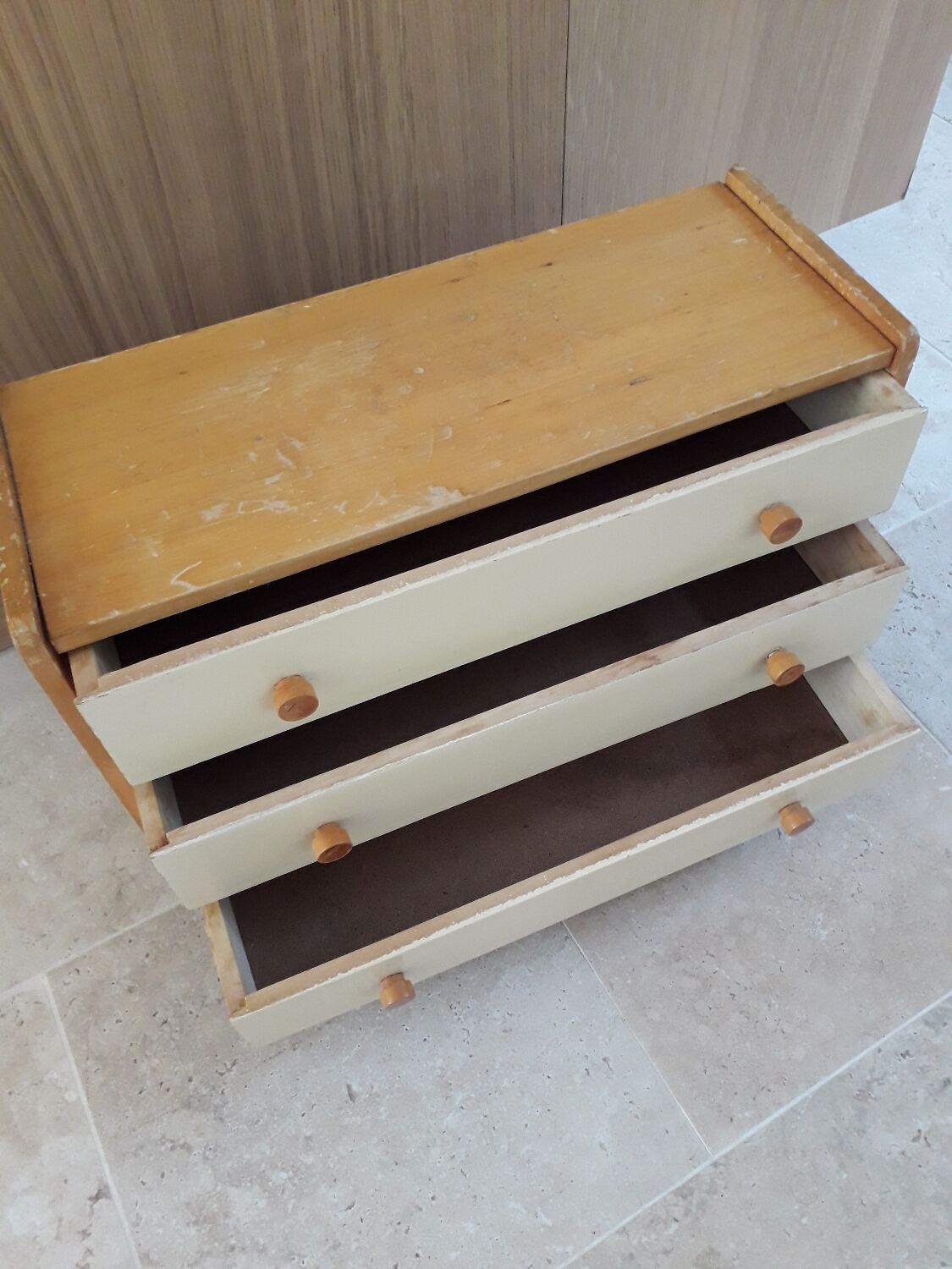 Toy doll dresser and furniture