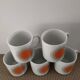 Set of 5 vintage Bareuther Bavaria cups/mugs