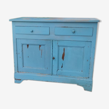 Buffet ancien bleu