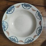 Assiettes en terre de fer Longwy