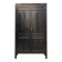 Renovated black Art Deco Parisian wardrobe
