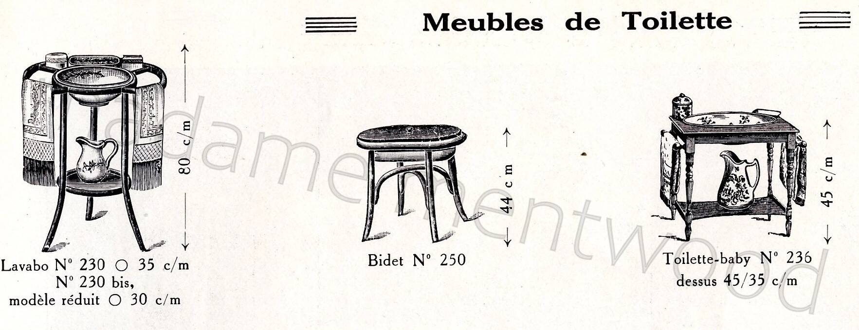 Baumann toilet barber 1920s