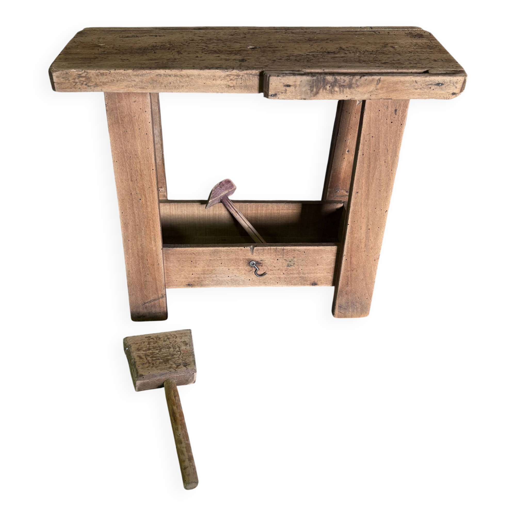 Mini établi enfant en bois avec outils